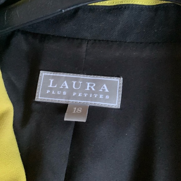 Lined jacket - Laura Plus 18 - Apple green with black - Picture 6 of 6